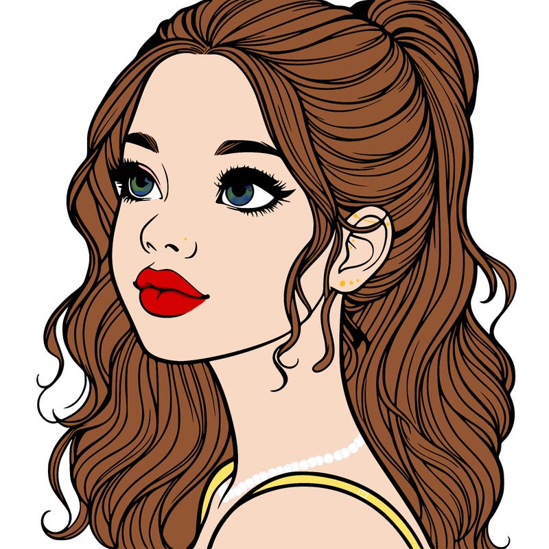 beautiful realistic girl