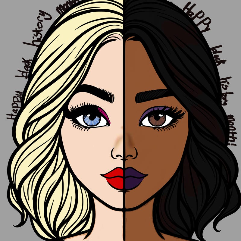 realistic girl split half