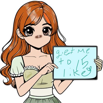 realistic pretty girl holding blank sign