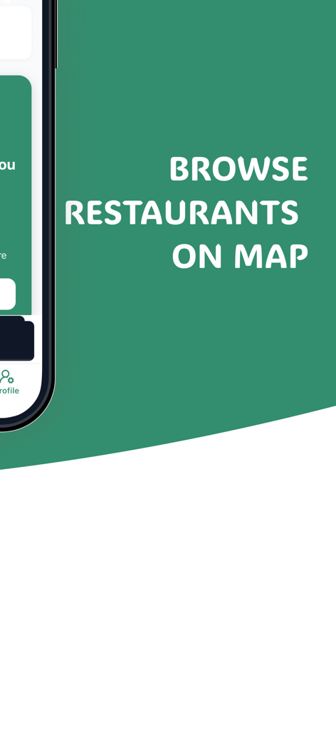 Time to Dine - Time to Dine app screen showing the browse restaurants on map feature