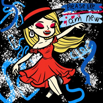 a girl who dances the salsa