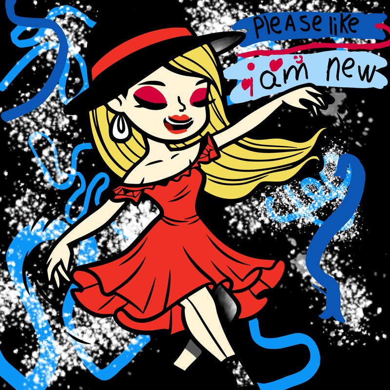 a girl who dances the salsa