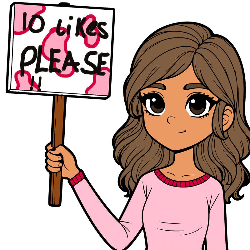 realistic girl holding up a sign