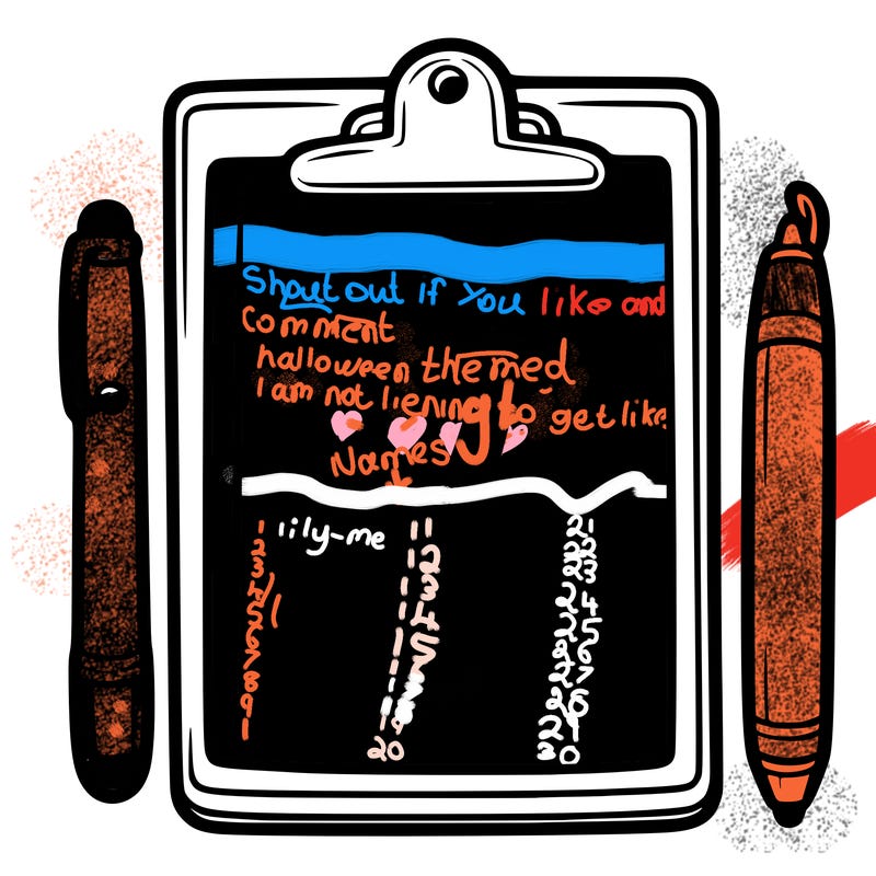 blank clip board with pen