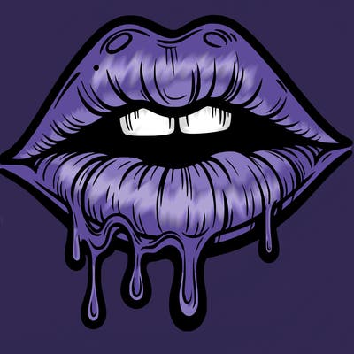 lips that look realistic and drip