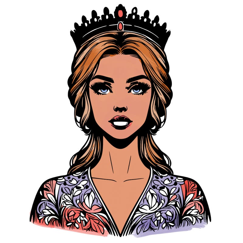 realistic beautiful queen