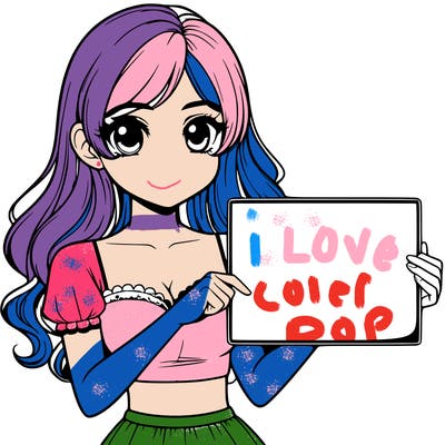 realistic pretty girl holding blank sign