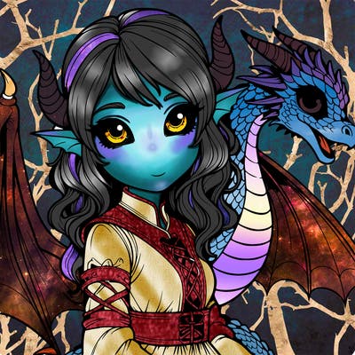 realistic dragon girl
