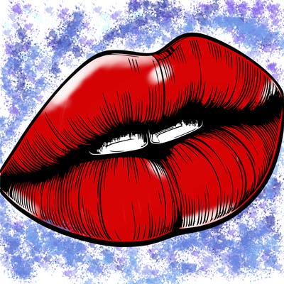 realistic lips