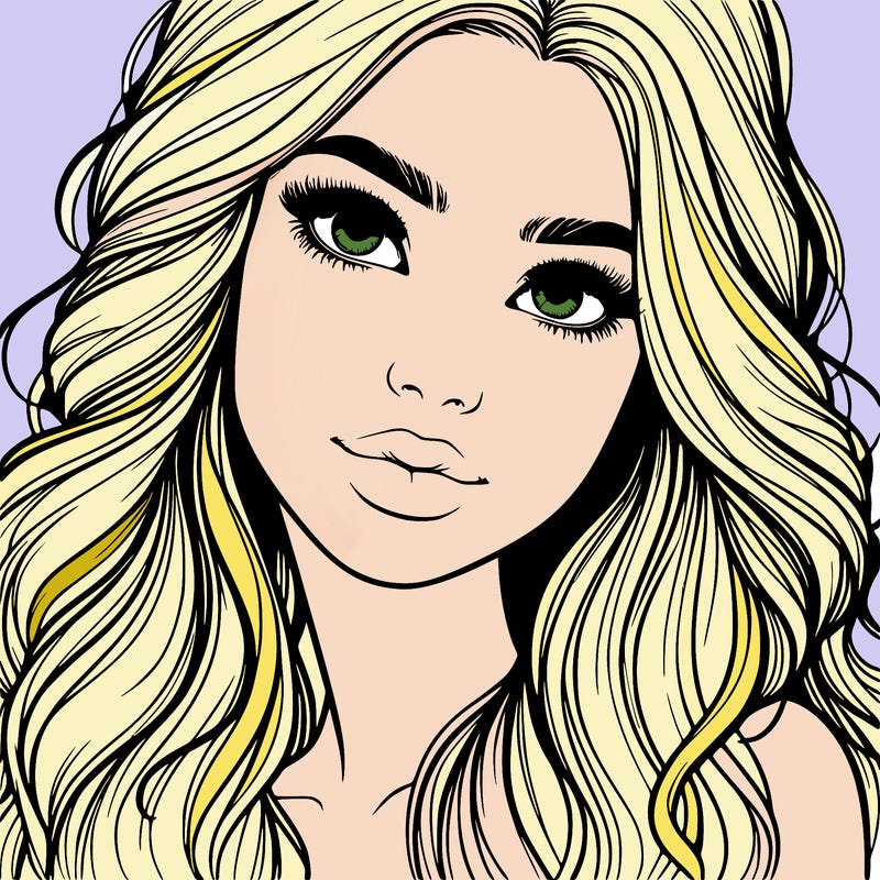 beautiful realistic girl