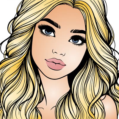 beautiful realistic girl