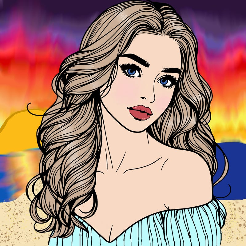 beautiful realistic girl