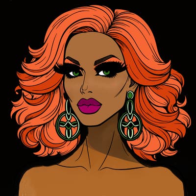 realistic drag queen
