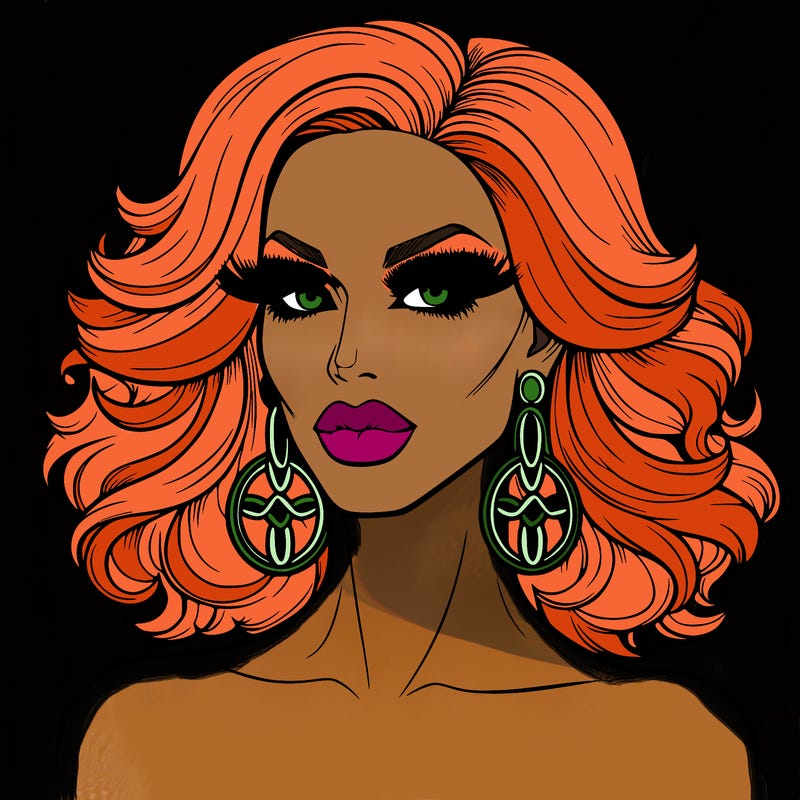 realistic drag queen
