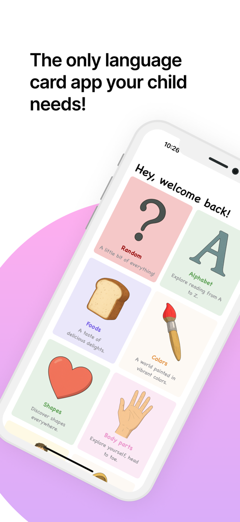 BiLingo | Impara due lingue con divertenti flashcard per bambini