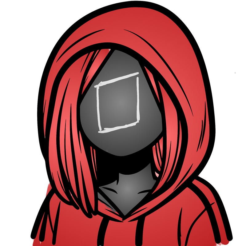 faceless girl with hoodie