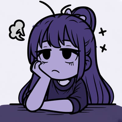 girl bored
