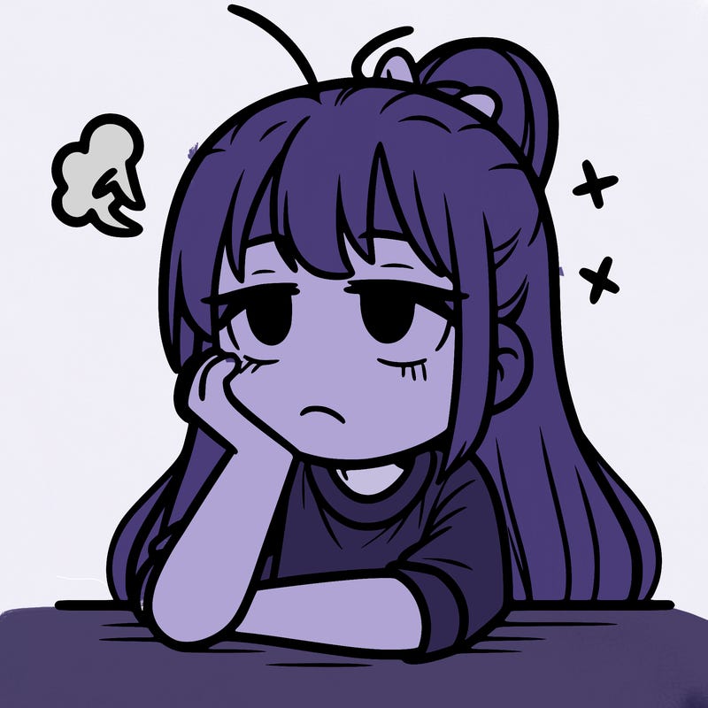 girl bored