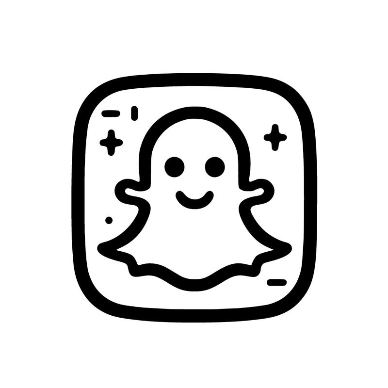 snapchat app icon no face