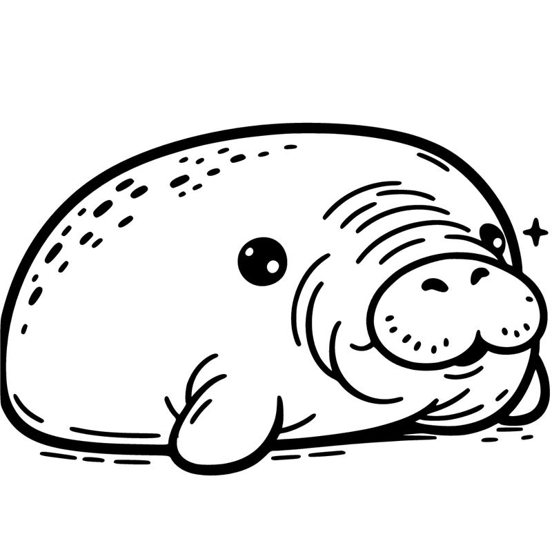 cute manatee