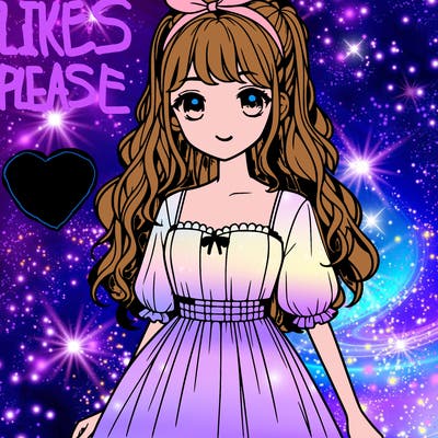 realistic girl with dress