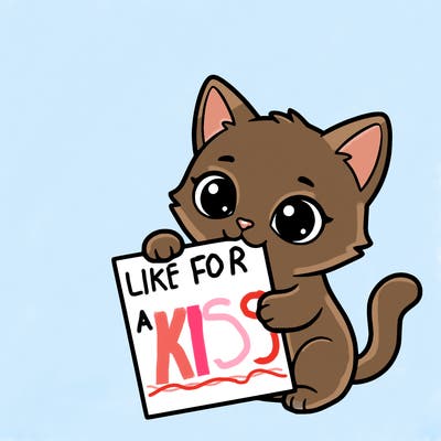 a small cat with a blank sheet of paper in its hand. the cat is sooooooo cute!