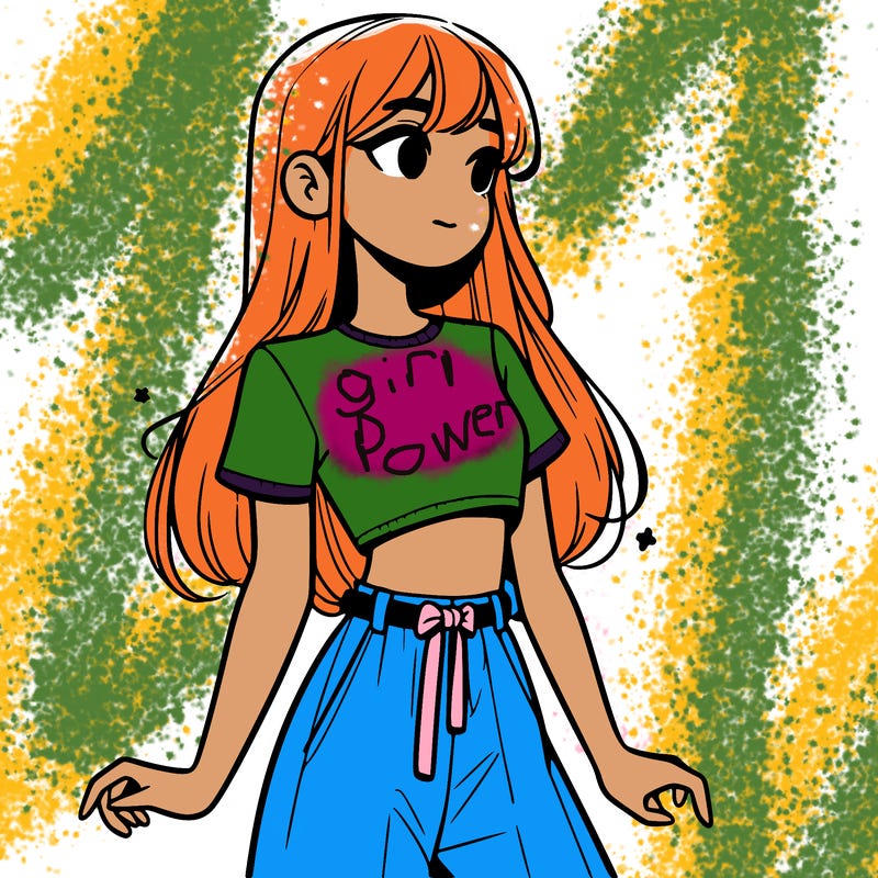 girl in a cute crop top
