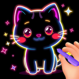Glow Art Drawing - Doodle App