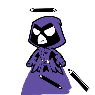 raven from titans go