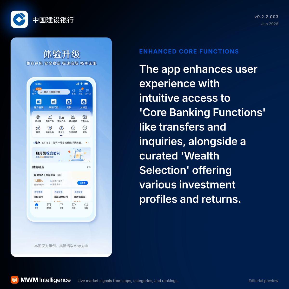 中国建设银行- Finance App | MWM
