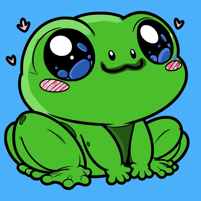 cute frog person realistic