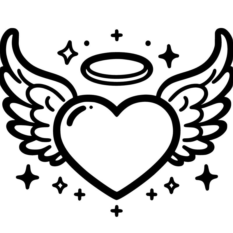 heart with wings