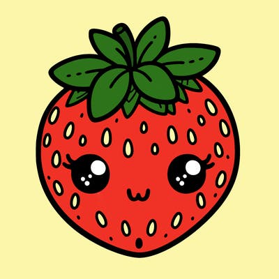 cute strawberry