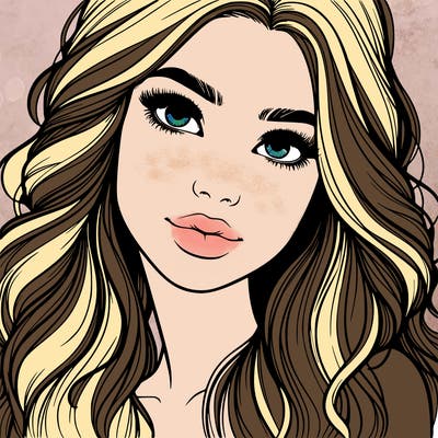 beautiful realistic girl