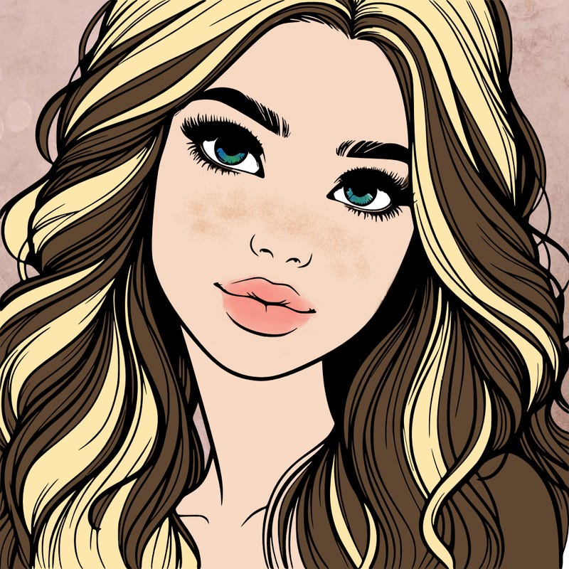 beautiful realistic girl