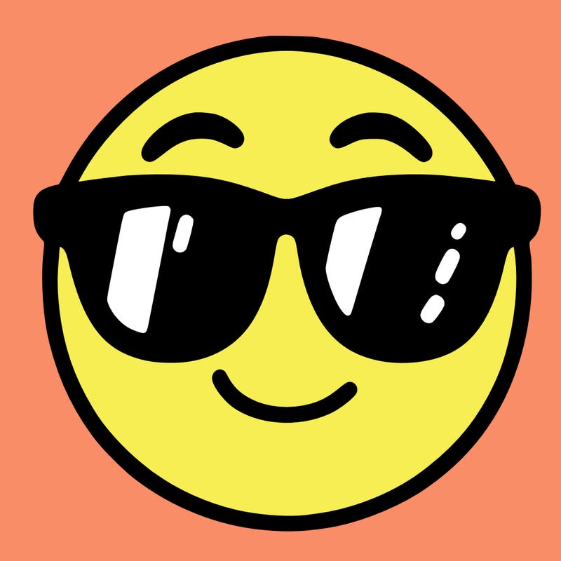 emoji with sunglasses