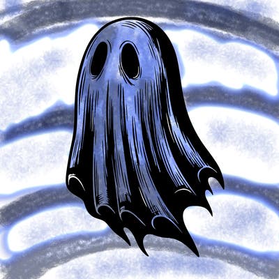 realistic creepy ghost