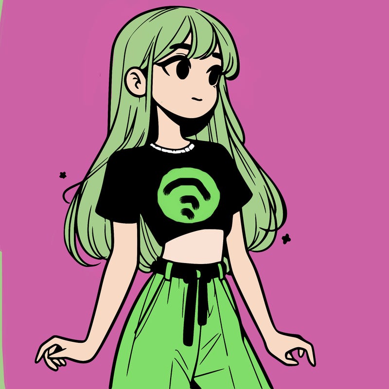 girl in a cute crop top