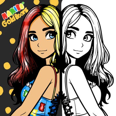 a realistic girl split