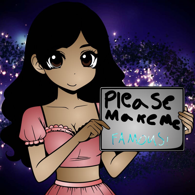 realistic pretty girl holding blank sign