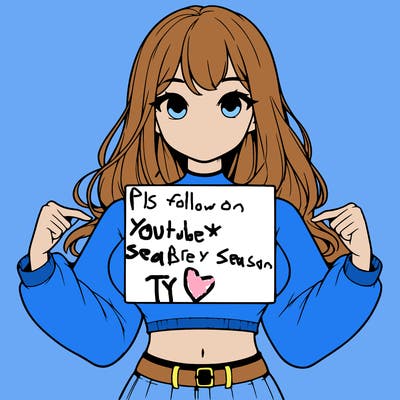 girl holding a blank sign in a long sleeve crop top