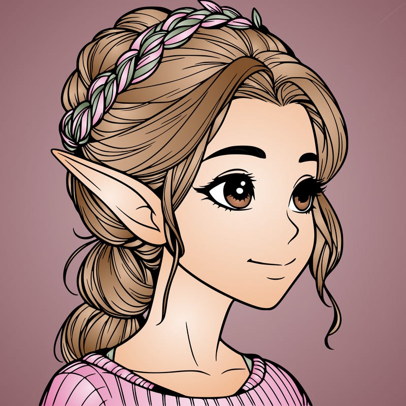 realistic girl elf
