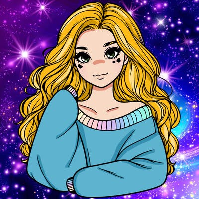 a beautiful girl in a big sweatshirt