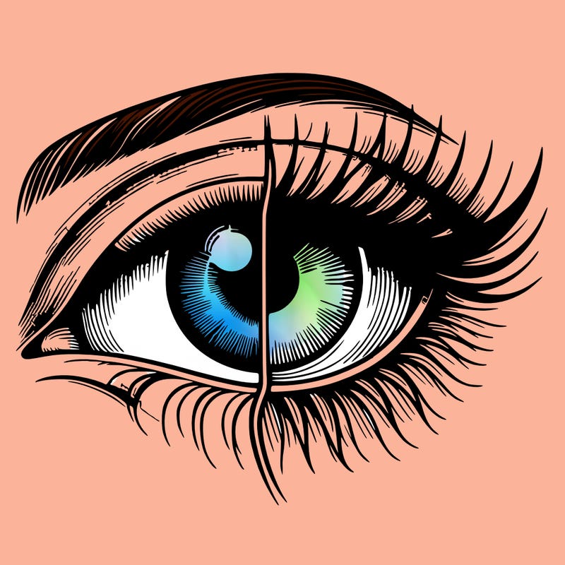 realistic eye split