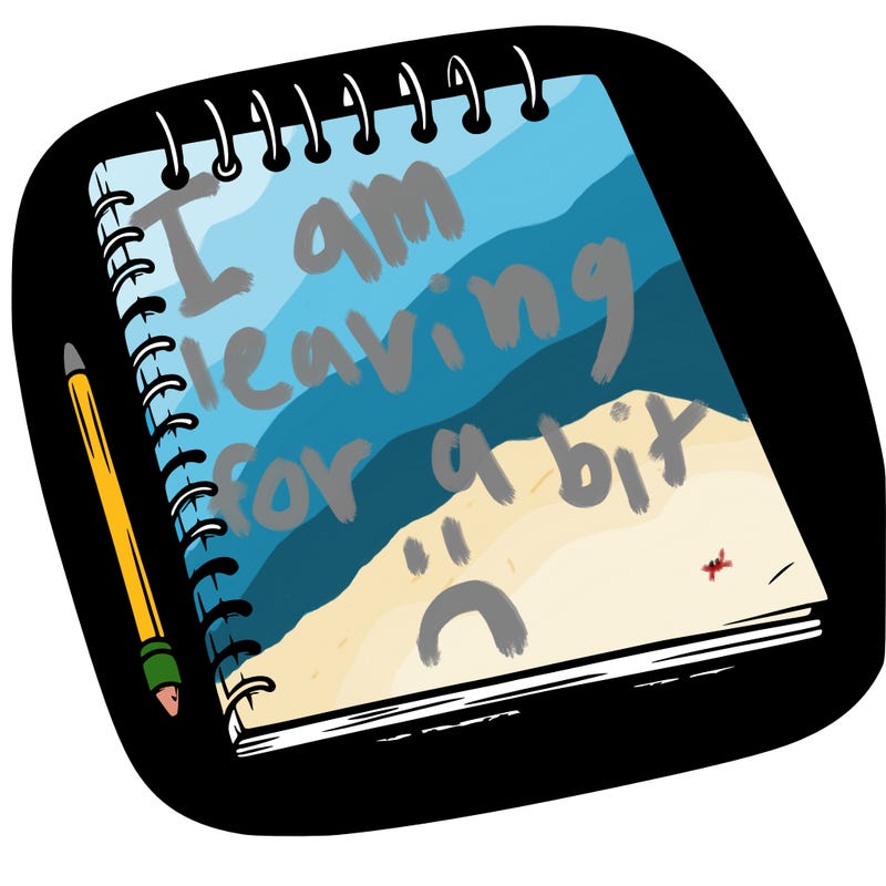 a blank sketch pad