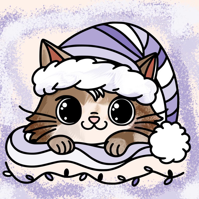 cat christmas