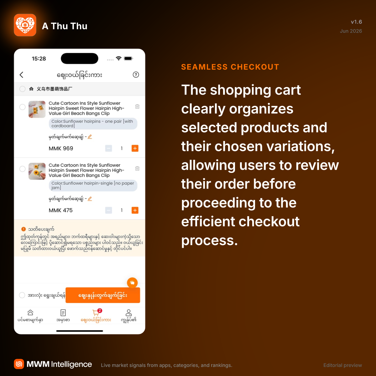 A Thu Thu - Shopping App | MWM