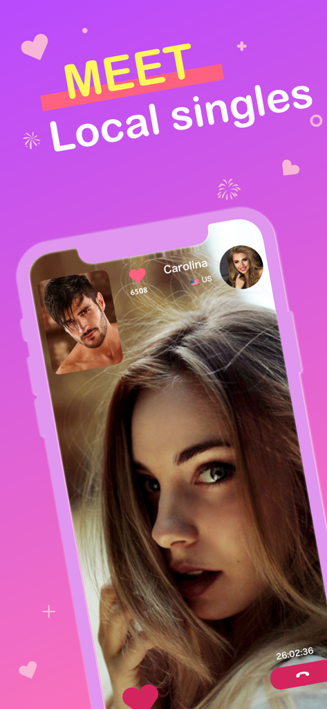 Adult Chat & Dating : Emo - Adult Chat and Dating Emo app screenshot showing profiles to meet local singles