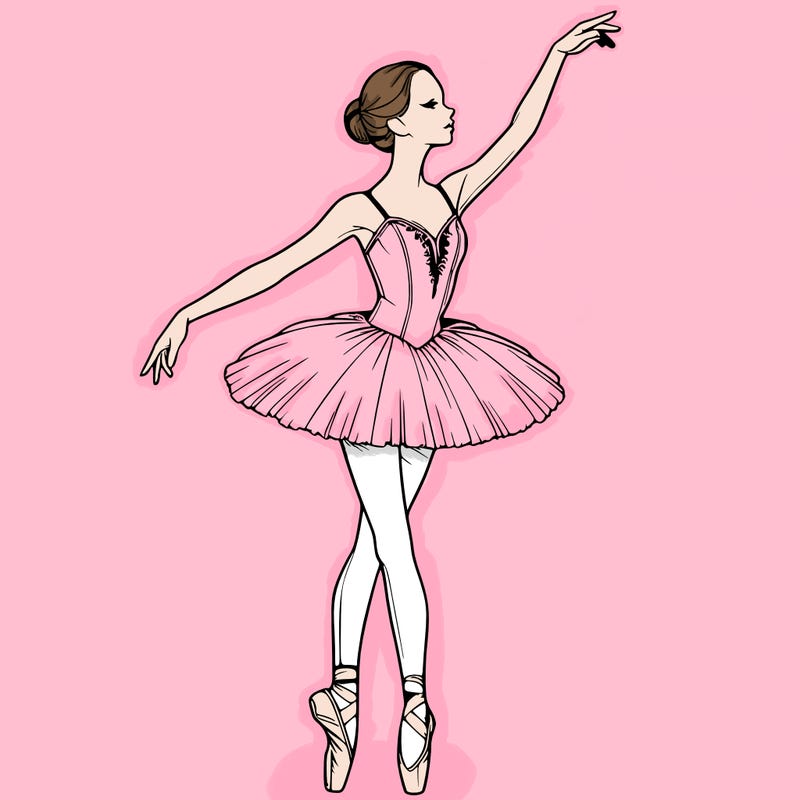 realistic ballerina