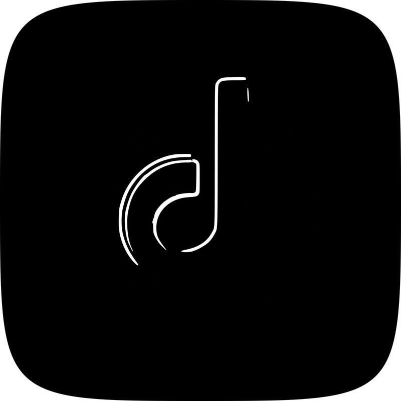 tiktok logo neon